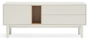 Biely TV stolík 140x56x40 cm Corvo – Teulat
