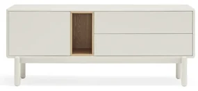Biely TV stolík 140x56x40 cm Corvo – Teulat