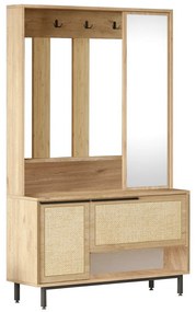 Vešiak s botníkom Once Walnut and Oak