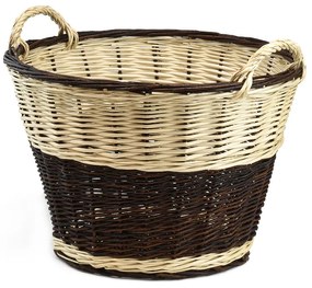 Prútený záhradný/drevený košík Menta IIpriemer 50(cm) x v. 35(cm)