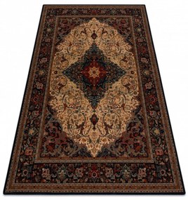 Vlnený kusový koberec Superior modro vínový 235x350cm