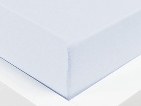 XPOSE® Detská jersey plachta Exclusive - biela 80x160 cm