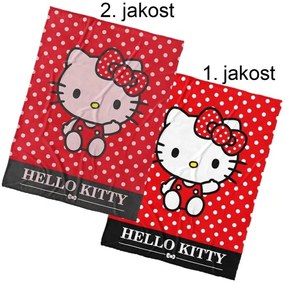 Veľká coral fleece deka Hello Kitty - 2. akosť