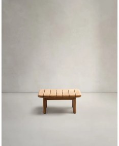 Záhradný odkladací stolík z tíkového dreva 70x70 cm Turqueta – Kave Home