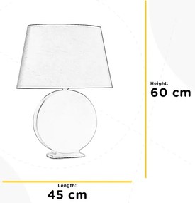 ONLI - Stolná lampa ZEN 1xE27/22W/230V 60 cm