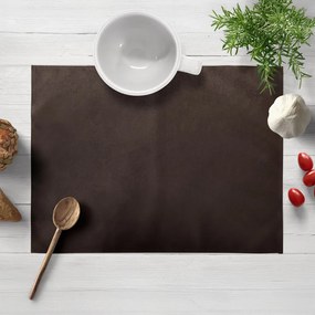Biante Zamatové prestieranie na stôl Velvet Prémium SVP-016 Tmavo hnedé 30x40 cm