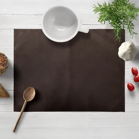 Biante Zamatové prestieranie na stôl Velvet Prémium SVP-016 Tmavo hnedé 30x40 cm