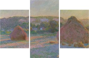 Obraz - Claude Monet, Stacks of Wheat (End of Summer) , reprodukcia (90x60 cm)