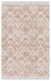 Obojstranný koberec Nesrin 180x270 cm - béžová / vzor