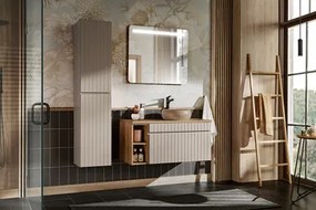 Koupelnové zrcadlo s LED osvětlením Bianca 80 cm bílé