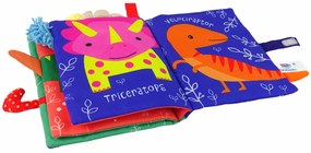 Lean Toys Látková kniha o Dinosauroch