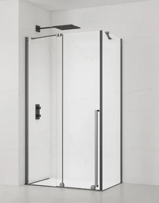 Sprchový kút obdĺžnik 140x90 cm SAT Xmotion PVD Gun metal SATBWIXM140S90GM