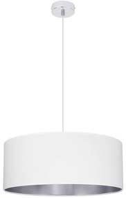 Závesné svietidlo SHADE, 1x textilné tienidlo (výber z 2 farieb), (výber z 3 farieb konštrukcie), (fi 50cm), CH