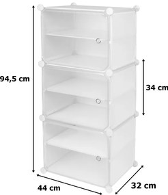 Botník POLA biely