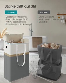 Set dvoch košov na bielizeň 2x75L LCB208G01