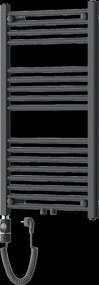 Mexen Mars, elektrické vykurovacie teleso 900 x 500 mm, 600 W, antracitová, W110-0900-500-2600-66