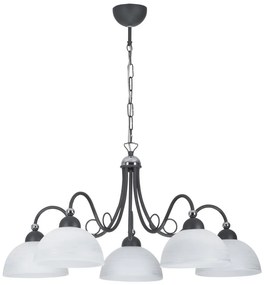 Jupiter 1491 - Luster na reťazi SAGA 5xE27/60W/230V