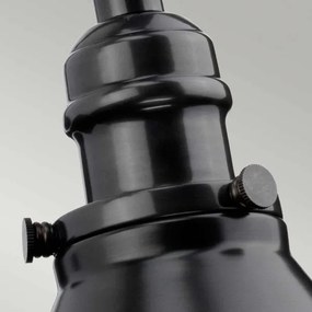 Elstead PV1-OB - Nástenné svietidlo PROVENCE 1xE27/60W/230V čierna