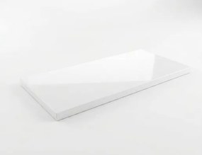 Krycia doska SAT Cube Way 100x3,6x44,7 cm biela lesklá CUBE346KD10036BL
