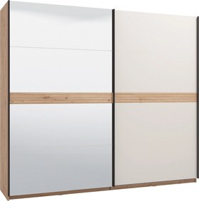 XXXLutz ŠAT. SKRIŇA S POSUV. DVERAMI, kašmírová, dub artisan, 245/217/62 cm Xora - Skrine - 000834013410