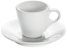 Biely porcelánový hrnček s tanierikom Maxwell &amp; Williams Basic Espresso, 70 ml