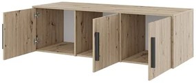 Nadstavec na šatníkovú skriňu Korku D3, Farby: Dub artisan