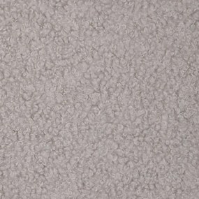 Kreslo sivé bouclé s podnožkou AK-319 GREY2