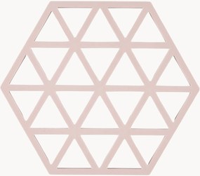 Silikónové podložky pod poháre Triangles, 6 ks