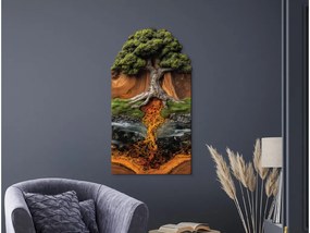 drevko |  Strom života Deväť svetov  70 x 385 cm