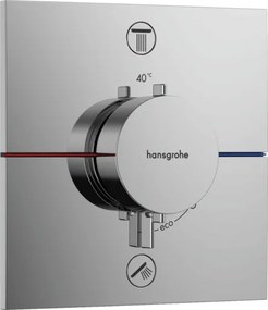 Sprchová a vaňová batéria Hansgrohe ShowerSelect Comfort E bez podomietkového telesa chróm 15572000, 1 ks