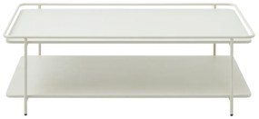 Svetlosivý kovový konferenčný stolík 55x110 cm Yuba – Unique Furniture