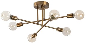 Stropné svietidlo v zlatej farbe 64x64 cm Flower – Opviq lights