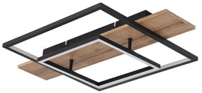 Globo 67289D - stmievateľné LED stropné svietidlo VANNI LED/24W/230V hnedá/čierna