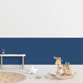 60x100cm Obdĺžnik - Tmavomodrá farba - textilná nálepka na stenu Farba: Tmavá, Veľkosť: 80 cm