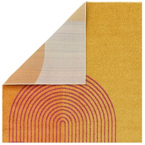 Žlto-oranžový koberec 200x290 cm Muse Orange Retro – Asiatic Carpets