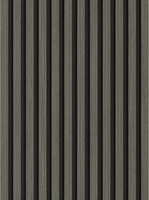 Mexen Lam-F, akustické stenové lamely 275 × 30 cm, plstený podklad 8 mm, technická dyha, dub ónyxový, S105-275307-3015-010