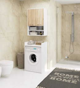 Závesná kúpeľňová skrinka Fin W64 2D 64 cm - výber z 4 prevedení