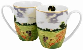 Hrnček 380 ml - set 2 ks Claude Monet Pole makov, 7648