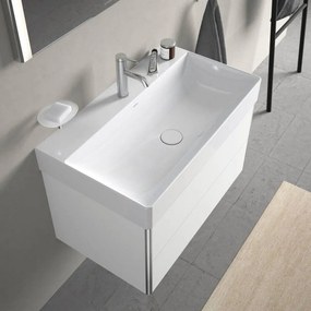 DURAVIT DuraSquare umývadlo do nábytku s otvorom, bez prepadu, 800 x 470 mm, biela, 2353800041