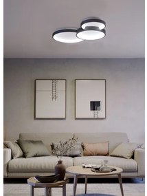 Redo 01-3375 - LED Stmievateľné stropné svietidlo COMBI LED/72W/230V CRI98 čierna