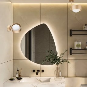 Argon 8567 - Kúpeľňové nástenné svietidlo MASSIMO PLUS 1xG9/6W/230V zlatá