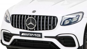 Ramiz Elektrické autíčko Mercedes Benz GLC63S SUV pre deti biele + diaľkové ovládanie + pohon 4x4