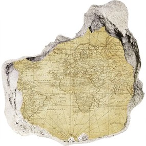 Diera 3D fototapety na stenu Staré mapa sveta nd-p-85725427