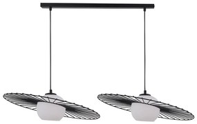 Luster na lanku SOL 2xE27/60W/230V čierna