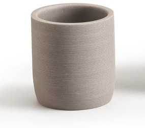 Erga Riko, pohár na zubné kefky na postavenie, taupe, ERG-08576