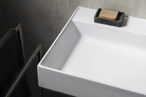 Sapho Sapho, GODIVA dvojumývadlo 119x44cm, liaty mramor, biela, GU119-0