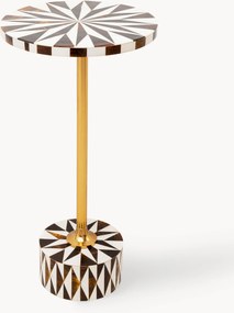 Ručne vyrobený okrúhly pomocný stolík Domero