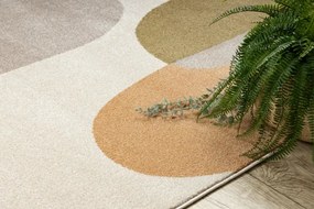 Koberec FUSION Shape 5706 krémový / tehlový