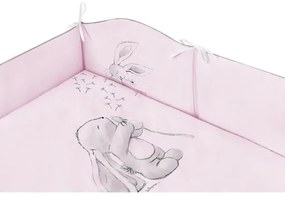 BELISIMA 5-dielne posteľné obliečky Belisima ANDRE 90/120 ružové