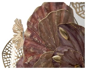 Kovová závesná dekorácia Mauro Ferretti Flowery, 118 x 58 cm